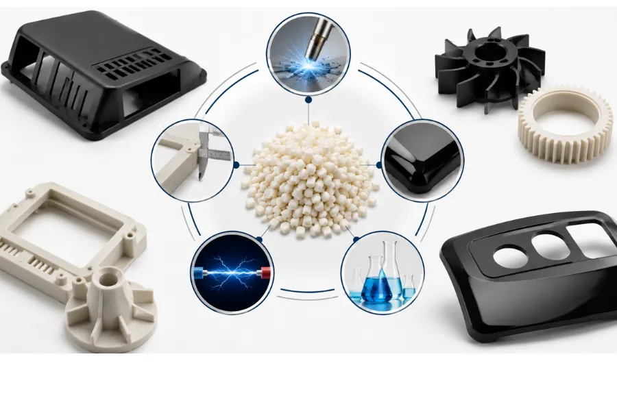 Key engineering properties of ABS plastic for injection molding applications