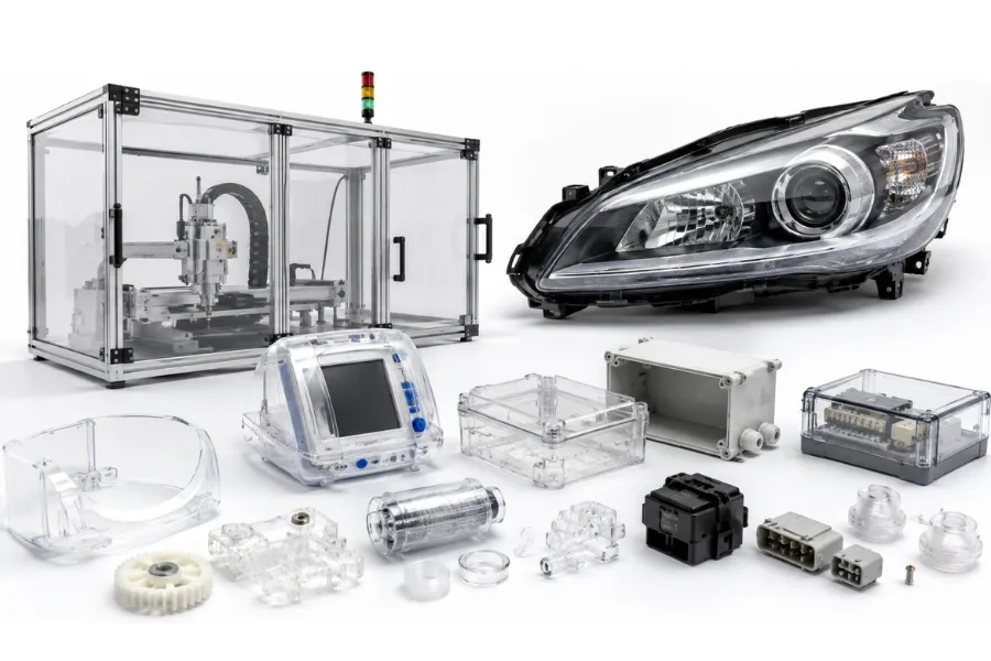 Industrial applications of polycarbonate in precision injection molding