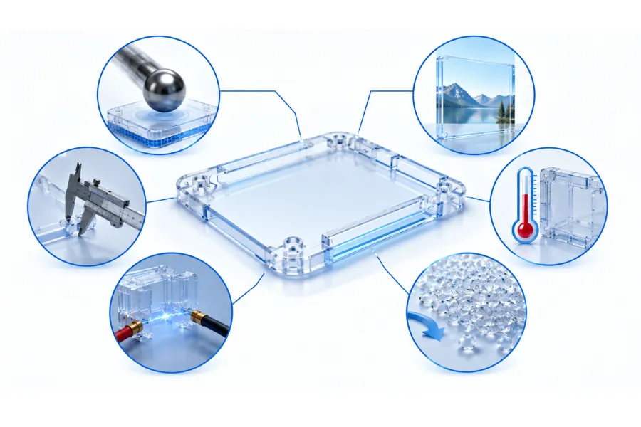 Key properties of polycarbonate engineering plastic