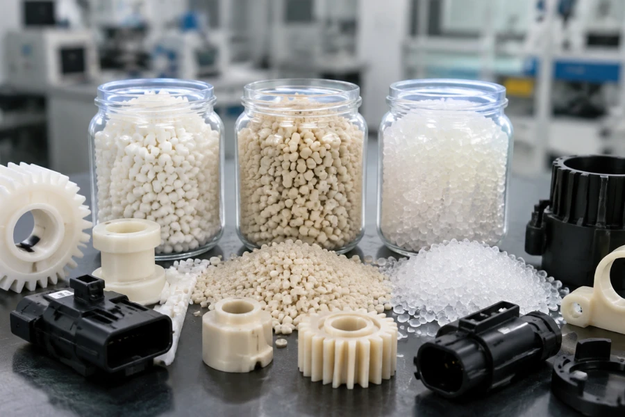 PA6 PA66 PA12 nylon plastic grade comparison for material selection