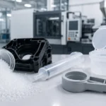 Polypropylene material and injection molded PP components