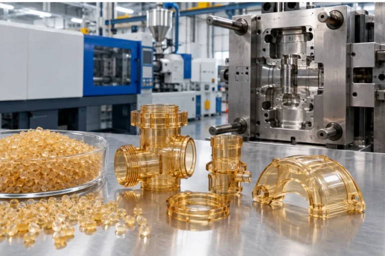 PPSU plastic components and resin for high-performance injection molding