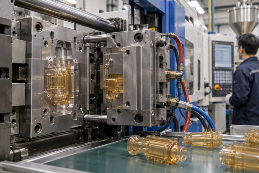 PPSU injection molding with precision high-temperature tooling