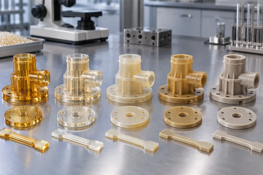 PPSU compared with PSU, PESU, PEI and PEEK engineering plastics