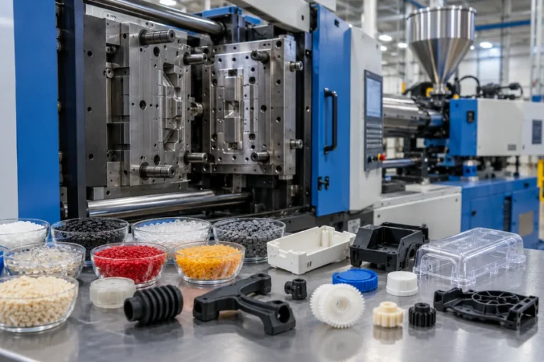 Injection molding materials used for precision plastic parts