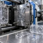 PETG injection molding process for transparent plastic components